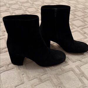 Gianvito Rossi black suede boots size 9/39